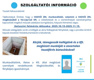 Műszaki adatbázis ellenőrzése